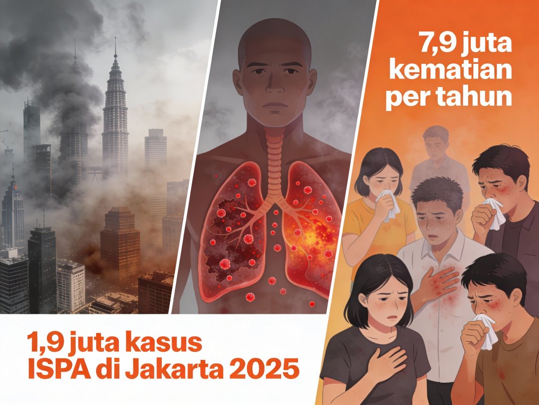 Napas Yang Terancam: Mengapa Polusi Udara Bikin Kasus Batuk dan Sesak Napas Melonjak Sampai Jutaan?