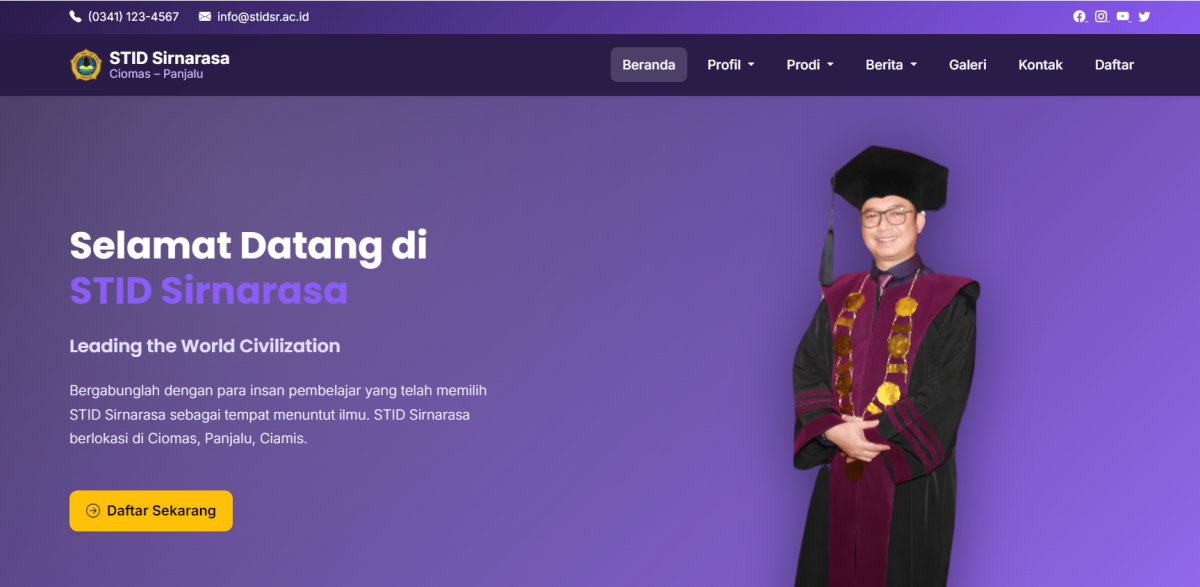 STID Sirnarasa Mulai Membangun Website Resmi sebagai Bagian dari Transformasi Digital Kampus