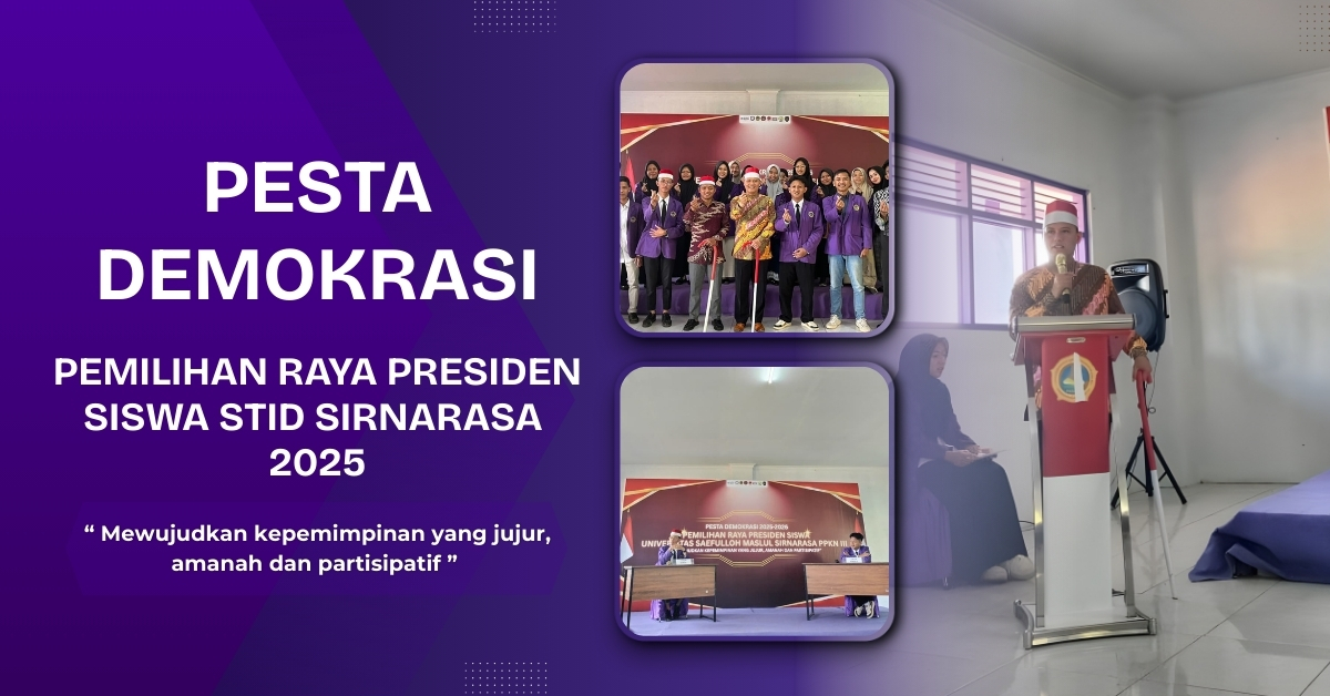Pesta Demokrasi PEMIRA STID 2025 Hadirkan Dua Kandidat Presiden Siswa dengan Gagasan Progresif